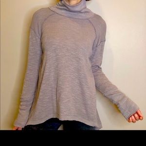 Free People Neutral Color Tunic Top